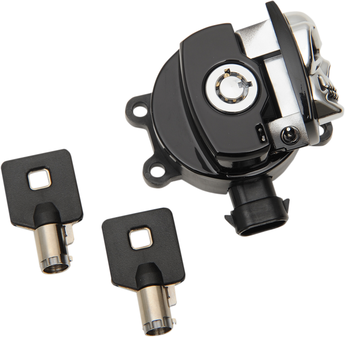 Drag Specialties Switch Ign Blk Skl 14-22