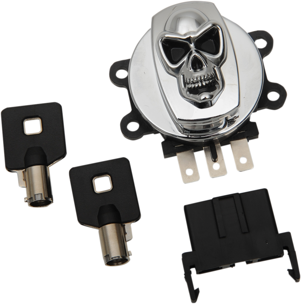 Drag Specialties Switch Ign Chr Skl 93-13