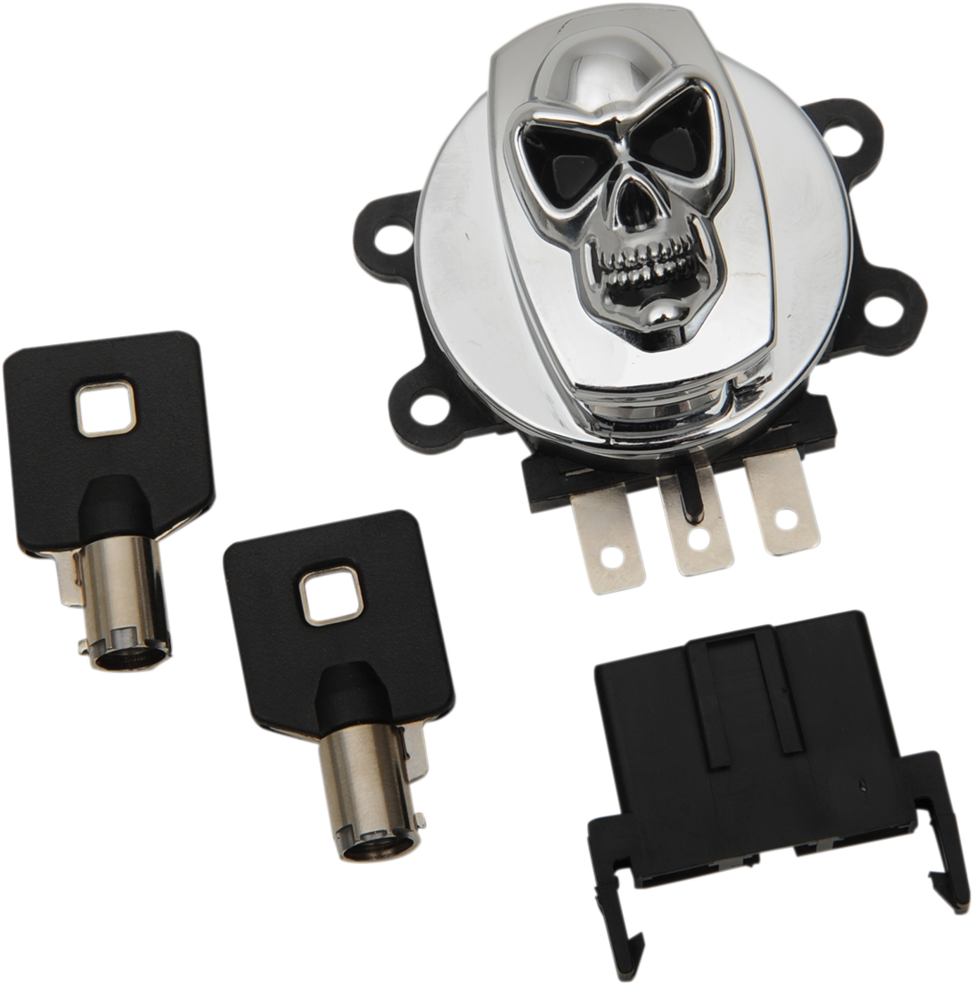 Drag Specialties Switch Ign Chr Skl 93-13