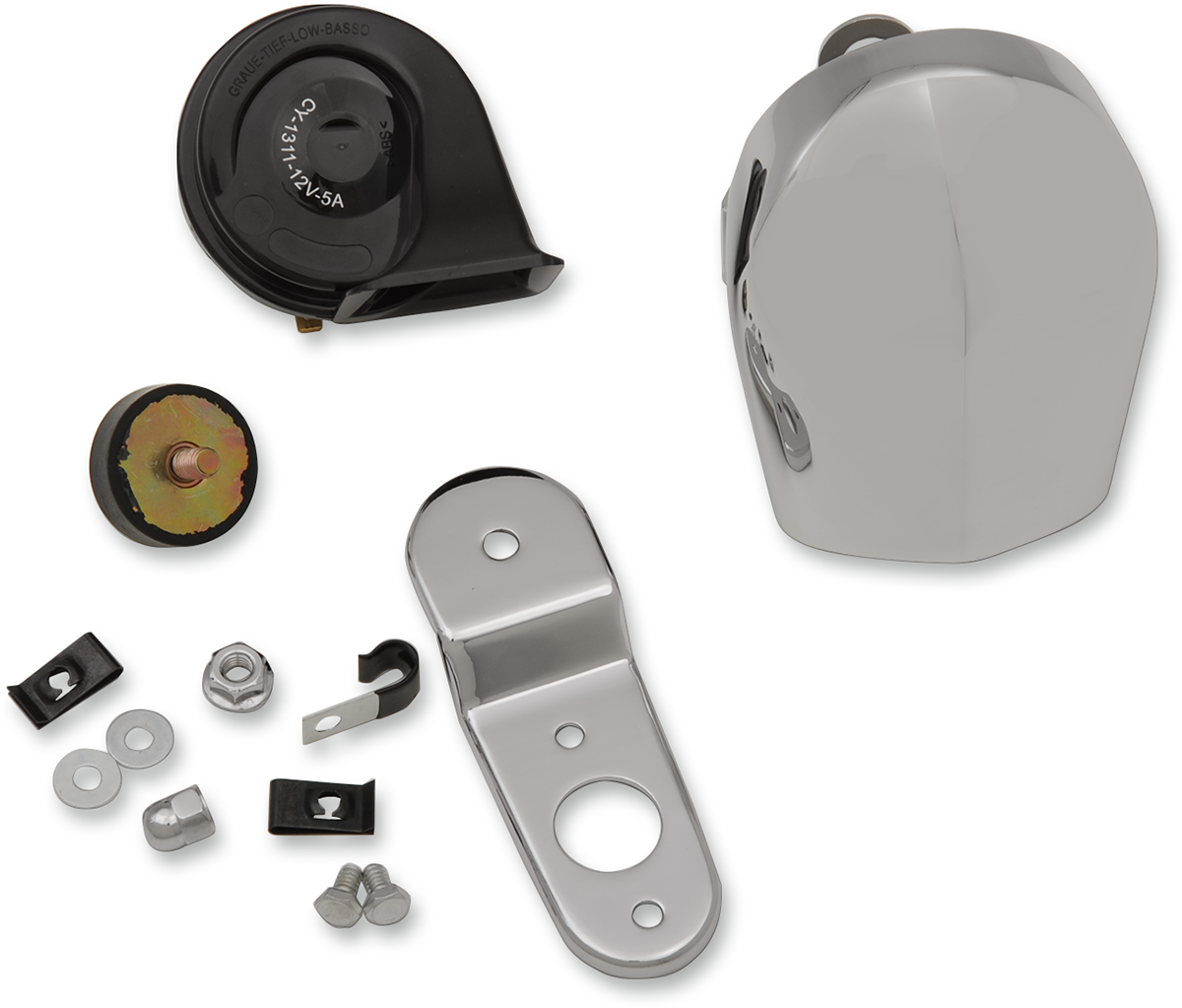 Drag Specialties Horn Kit 91-23 Chr Cover