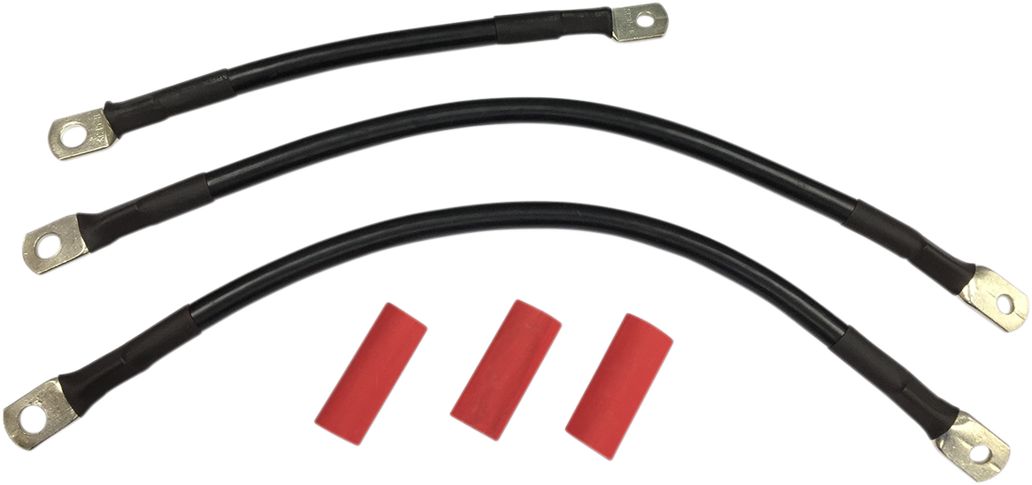 Drag Specialties Cable Set Bat Blk 93-08FL