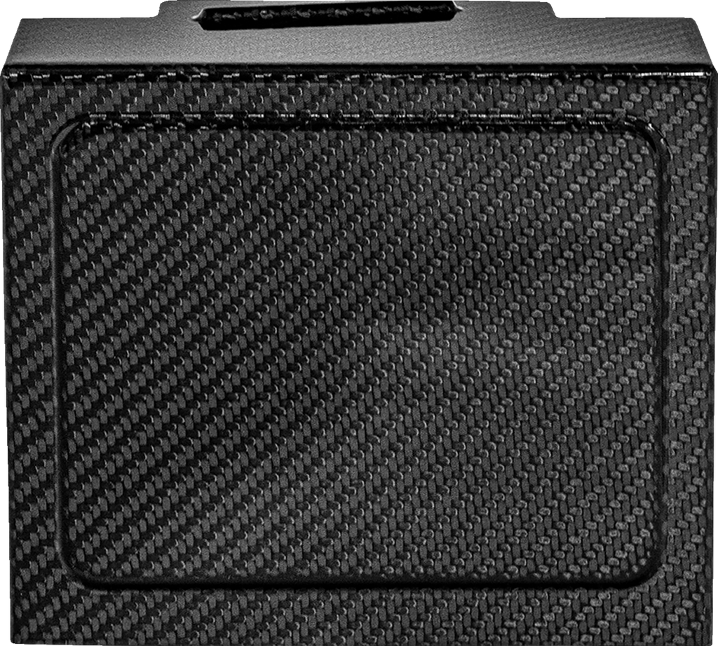 SADDLEMEN Battery Cover - Carbon Fiber - Gloss Black