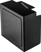 SADDLEMEN Battery Cover - Carbon Fiber - Gloss Black