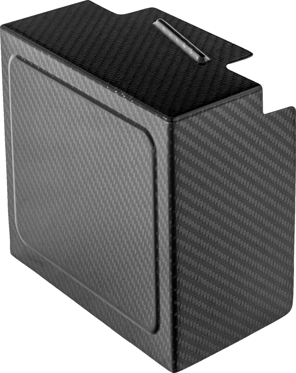 SADDLEMEN Battery Cover - Carbon Fiber - Matte Black