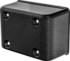 SADDLEMEN Fuse Block Cover - Carbon Fiber - Gloss Black