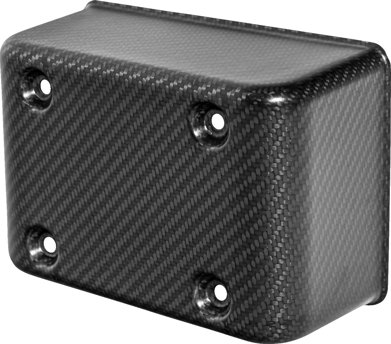 SADDLEMEN Fuse Block Cover - Carbon Fiber - Matte Black