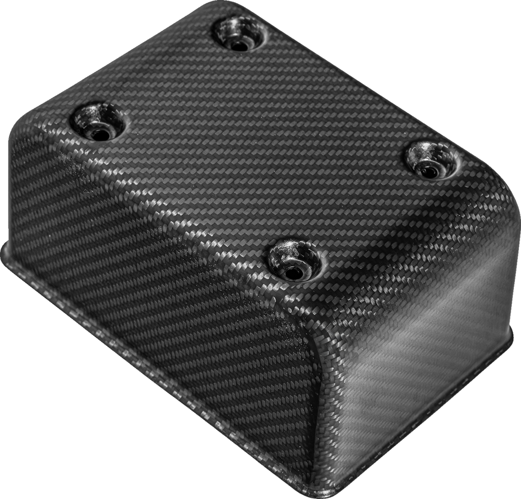 SADDLEMEN Fuse Block Cover - Carbon Fiber - Matte Black