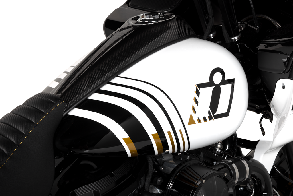 SADDLEMEN Dash Panel - Center Fill - Carbon Fiber/Gloss