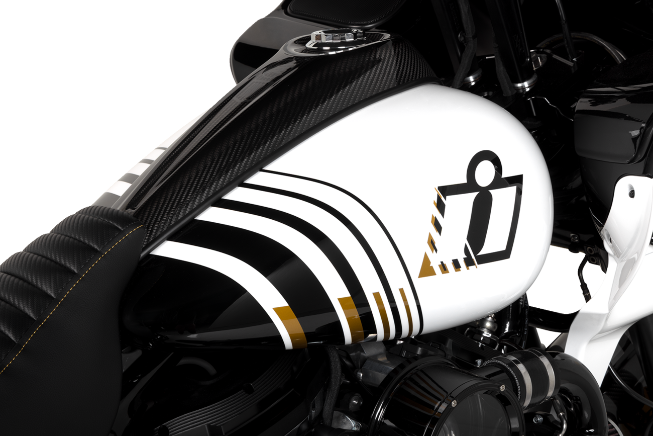 SADDLEMEN Dash Panel - Center Fill - Carbon Fiber/Gloss