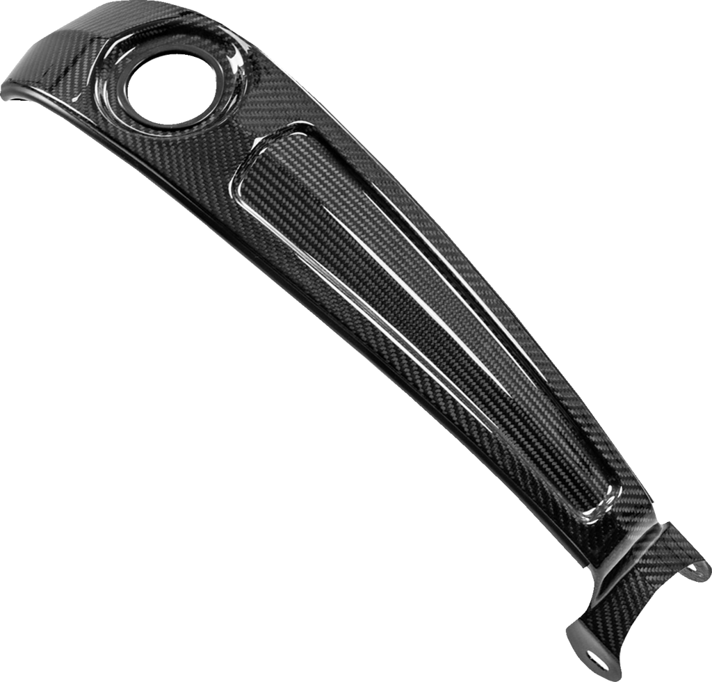 SADDLEMEN Dash Console - Center Fill - Carbon Fiber/Gloss - Harley-Davidson® - Softail
