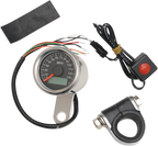 Drag Specialties Speedometer 1.87'BLK Pro