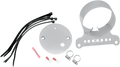 Drag Specialties Mount Gage Chr Sngl