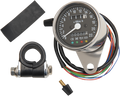 Drag Specialties Speedo W/4 Lit Blk Km/h