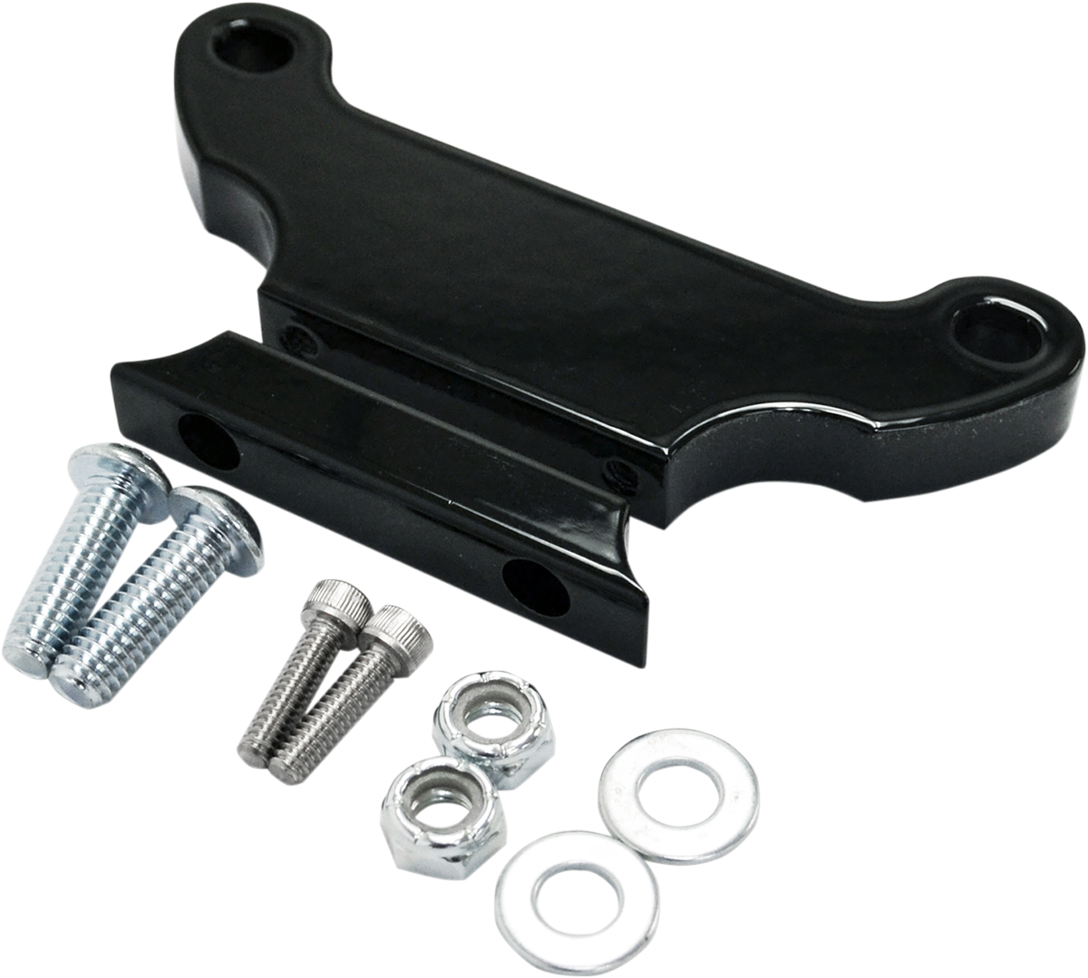 LA Choppers Gauge Mnt Fxd Tbars 1' - Black