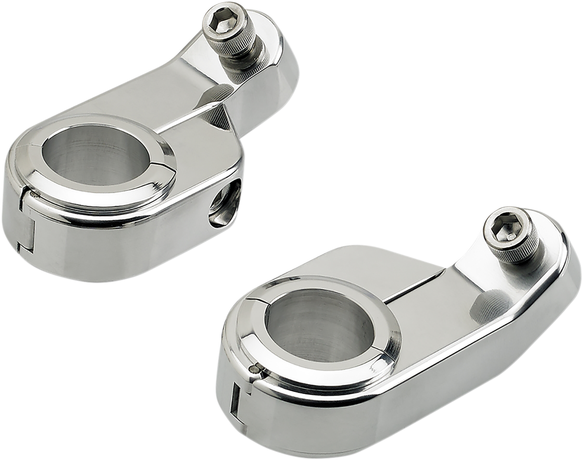 Biltwell Mount Gauge Angle - Chrome
