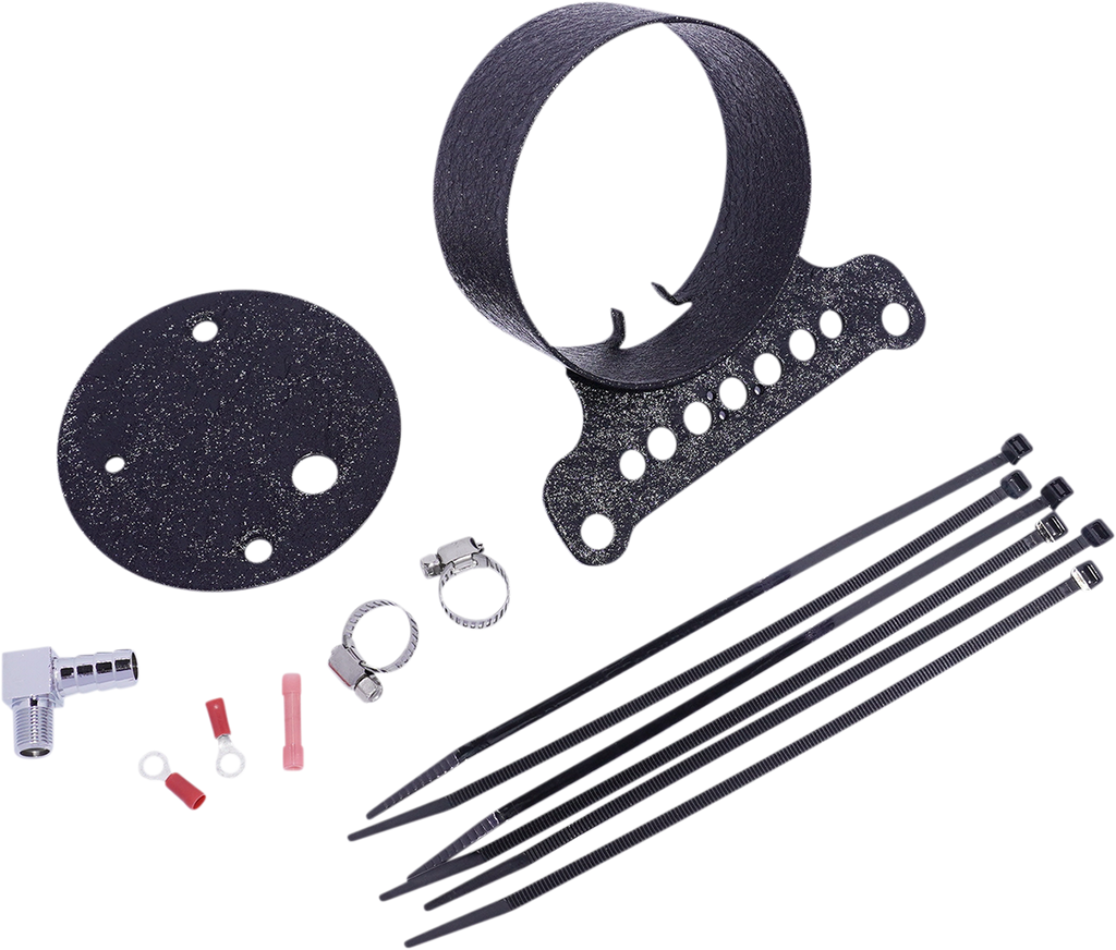 Drag Specialties Mount Gage Wrnkl B Single