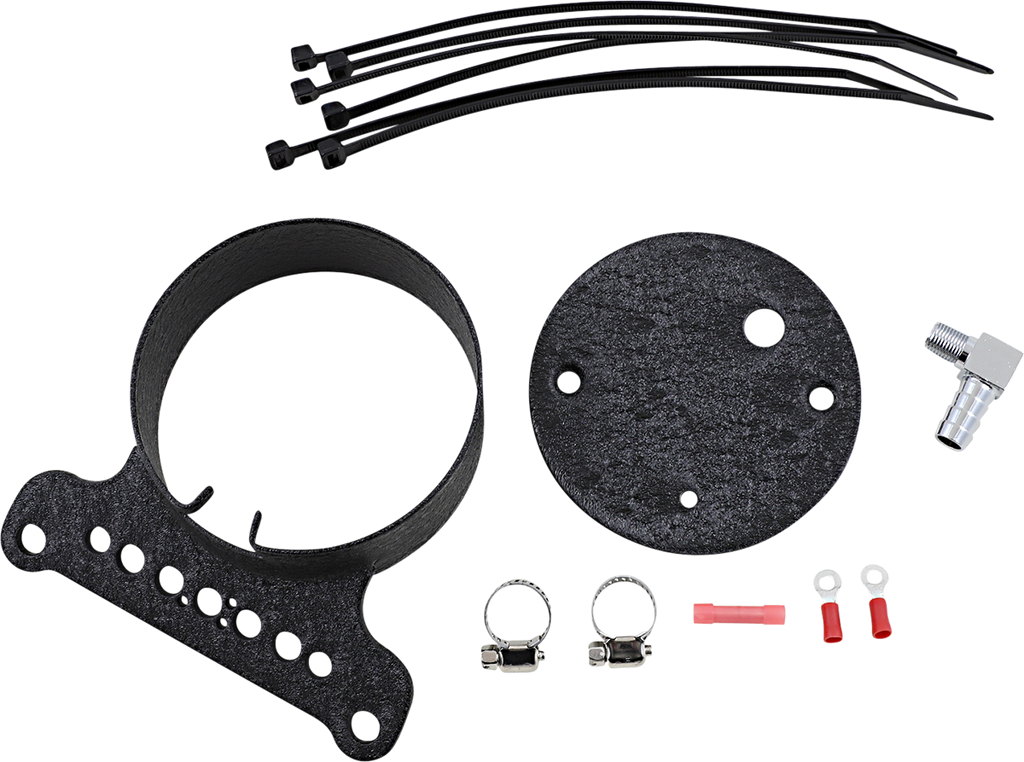 Drag Specialties Mount Gage Wrnkl B Single