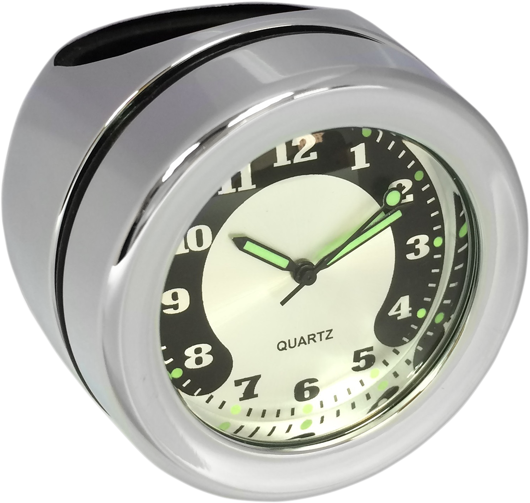 Drag Specialties Clock Chr 1.25' Bar