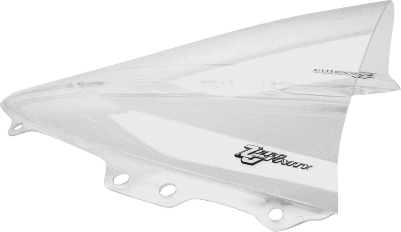 ZERO GRAVITY Double Bubble Windscreen - Clear - GSXR 6/750