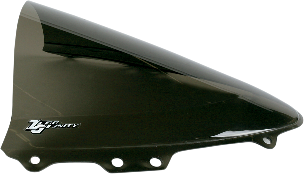 ZERO GRAVITY Double Bubble Windscreen - Smoke - GSXR 6/750