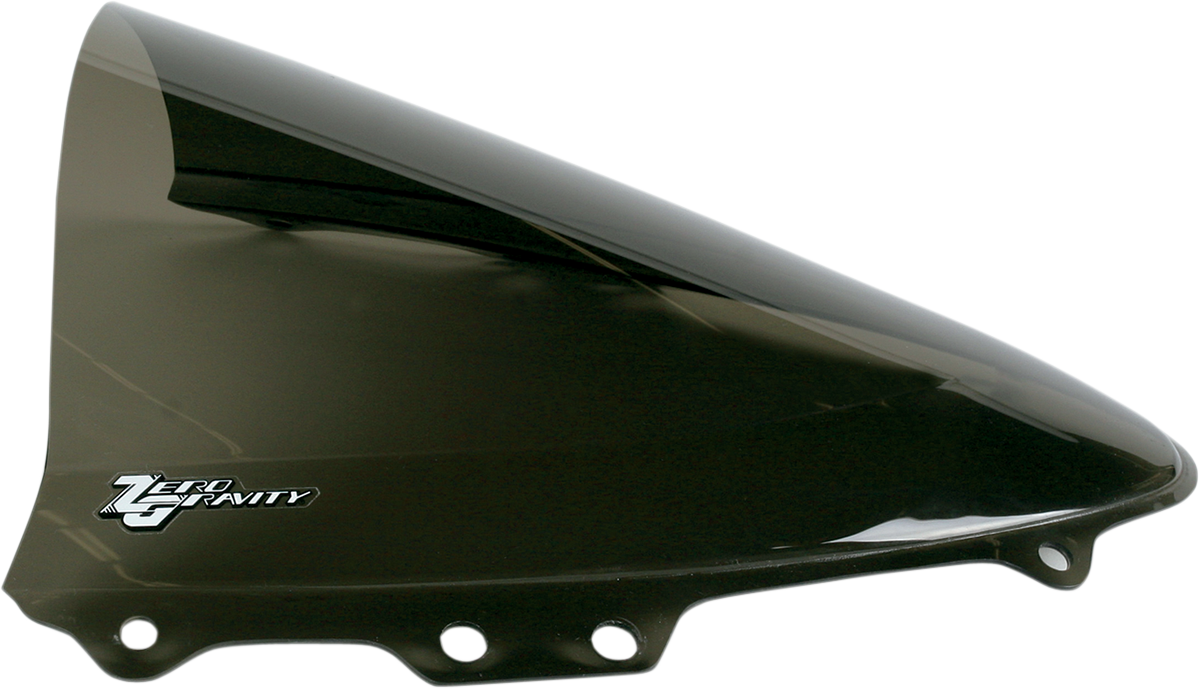 ZERO GRAVITY Double Bubble Windscreen - Smoke - GSXR 6/750