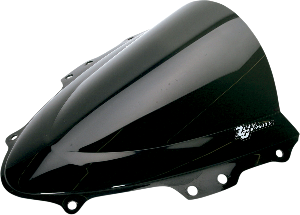 ZERO GRAVITY Double Bubble Windscreen - Dark Smoke - GSXR 6/750