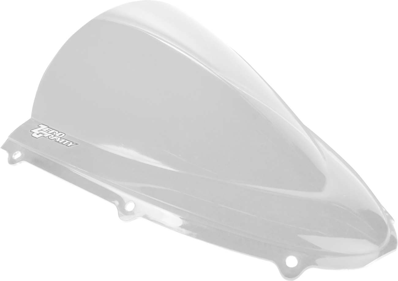 ZERO GRAVITY Double Bubble Windscreen - Clear - ZX6R/RR