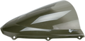 ZERO GRAVITY Double Bubble Windscreen - Smoke - ZX6R/RR