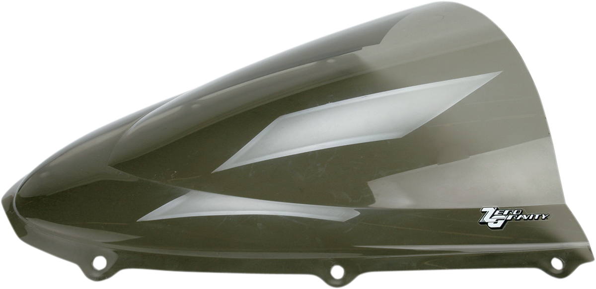ZERO GRAVITY Double Bubble Windscreen - Smoke - ZX6R/RR