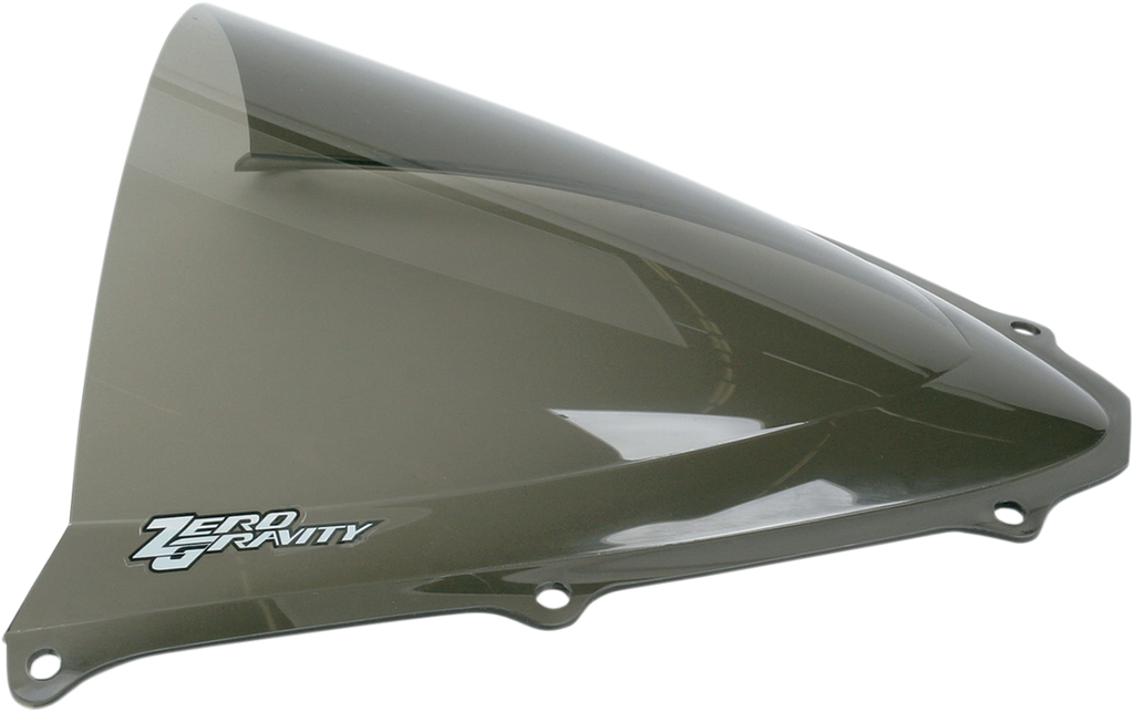 ZERO GRAVITY Double Bubble Windscreen - Smoke - GSXR 6/750