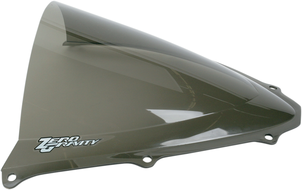 ZERO GRAVITY Double Bubble Windscreen - Smoke - GSXR 6/750