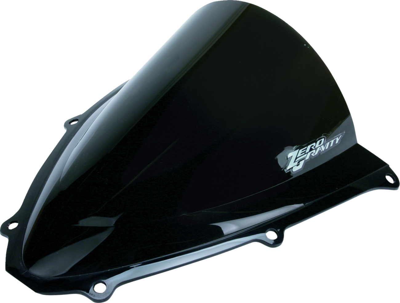 ZERO GRAVITY Double Bubble Windscreen - Dark Smoke - GSXR 6/750