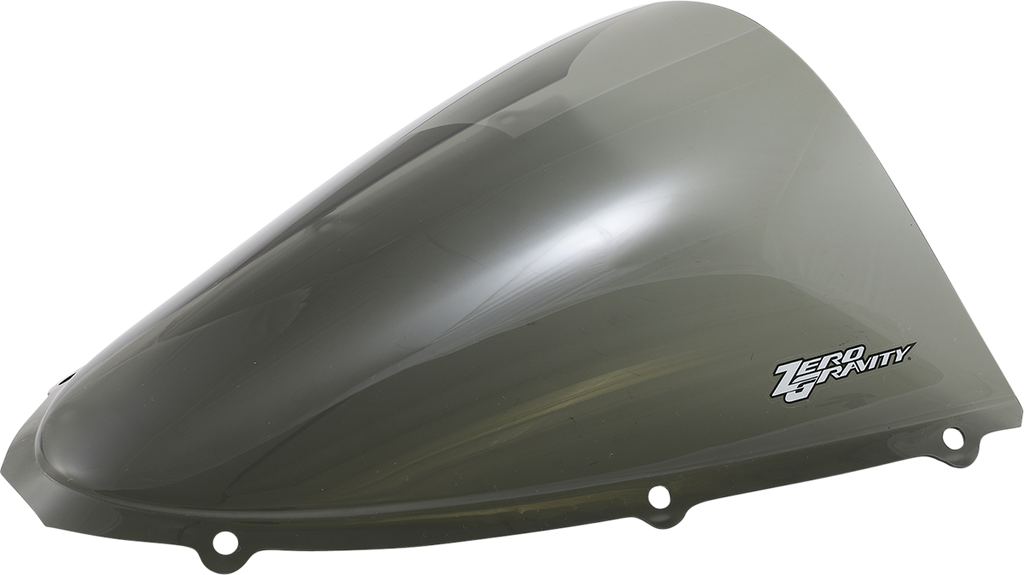 ZERO GRAVITY Double Bubble Windscreen - Smoke - ZX-14/R