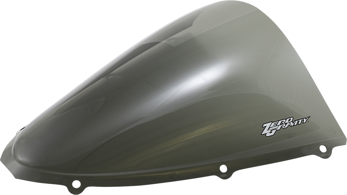 ZERO GRAVITY Double Bubble Windscreen - Smoke - ZX-14/R