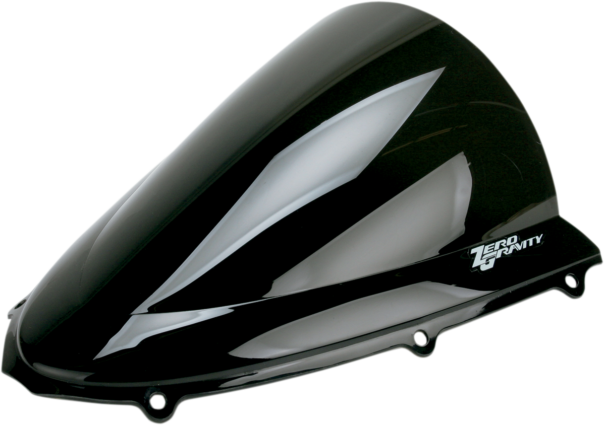 ZERO GRAVITY Double Bubble Windscreen - Dark Smoke - ZX-14/R