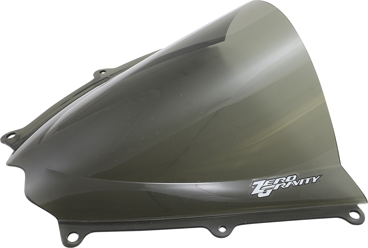 ZERO GRAVITY Double Bubble Windscreen - Smoke - GSXR1