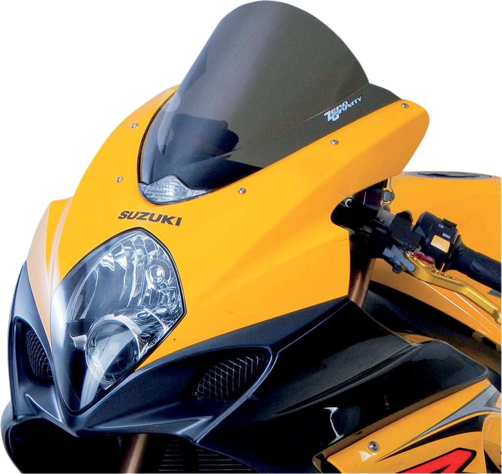 ZERO GRAVITY Double Bubble Windscreen - Smoke - GSXR1