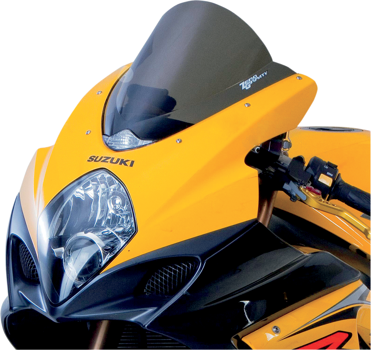 ZERO GRAVITY Double Bubble Windscreen - Smoke - GSXR1