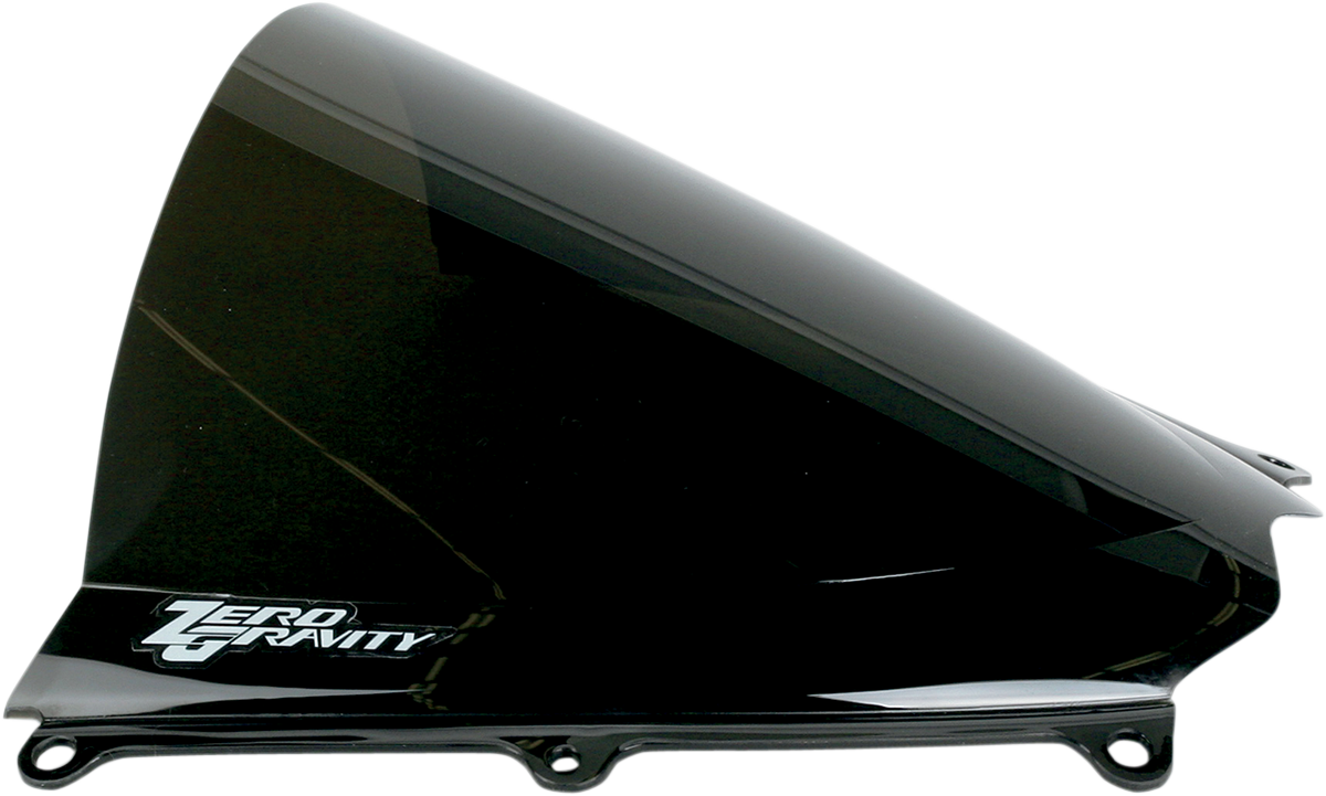 ZERO GRAVITY Double Bubble Windscreen - Dark Smoke - GSXR1
