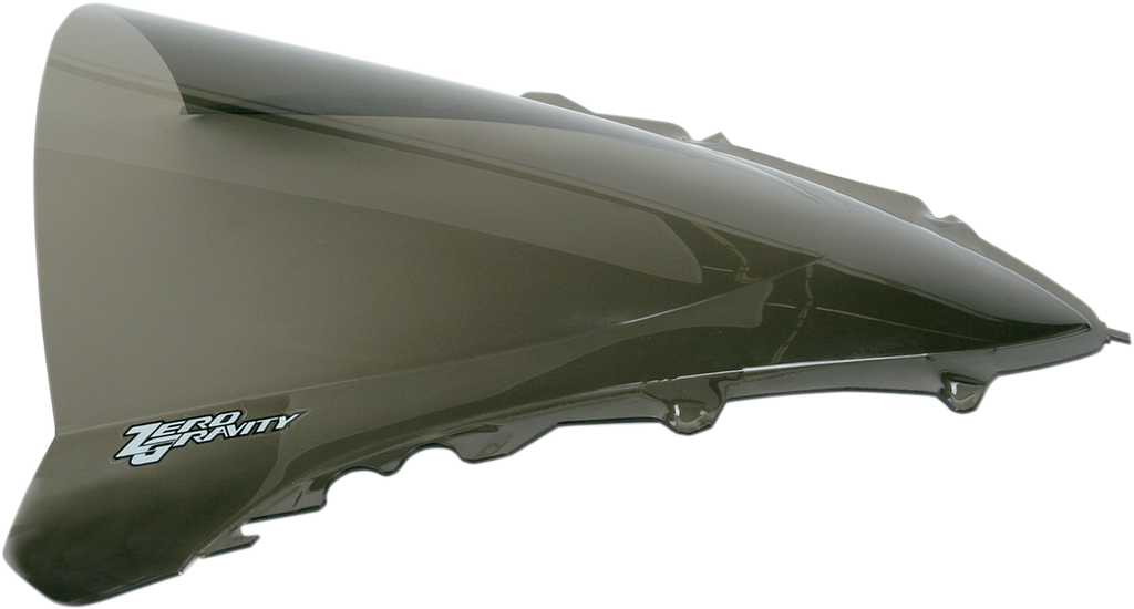 ZERO GRAVITY Double Bubble Windscreen - Smoke - YZF-R1
