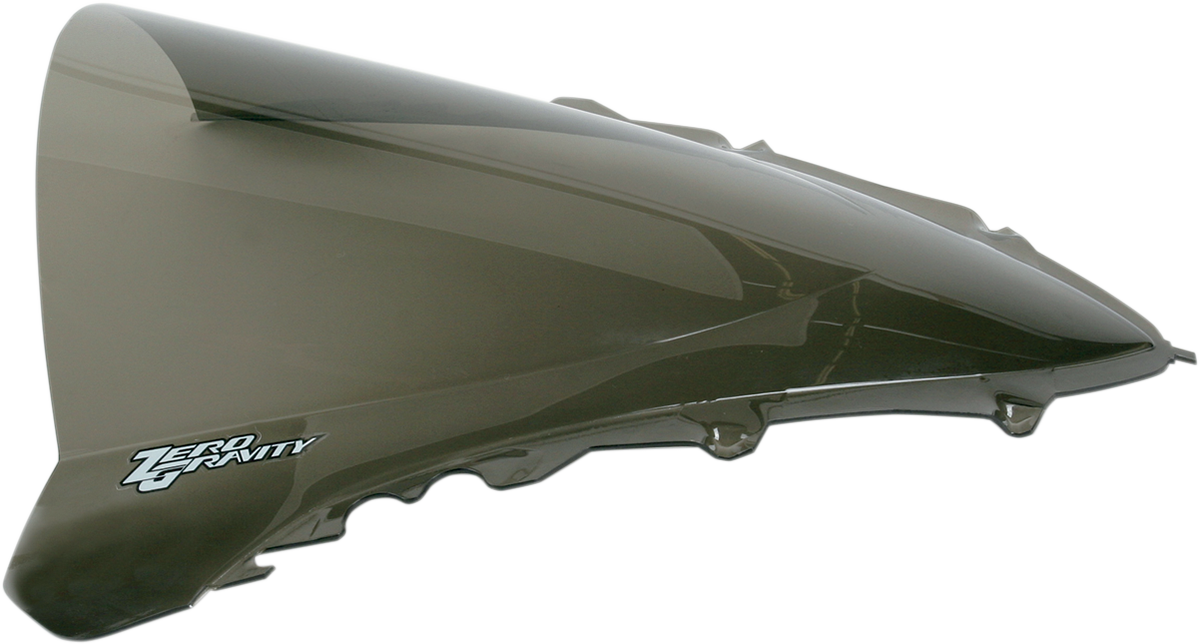 ZERO GRAVITY Double Bubble Windscreen - Smoke - YZF-R1