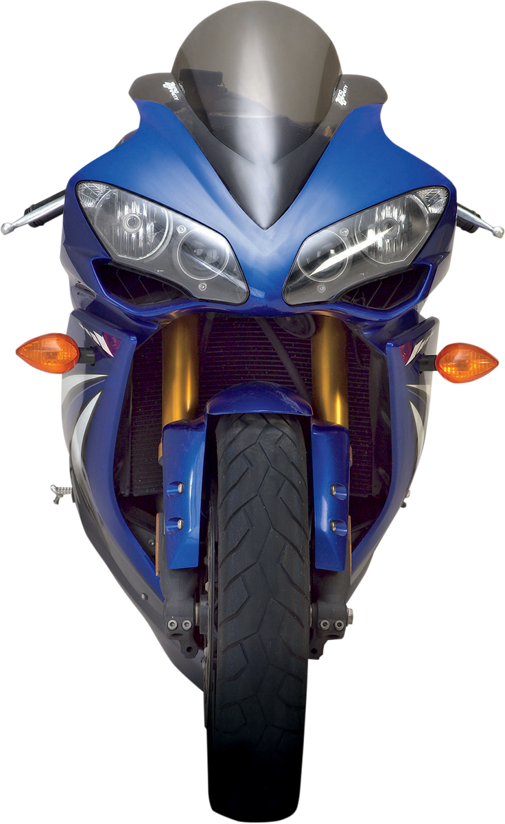 ZERO GRAVITY Double Bubble Windscreen - Smoke - YZF-R1