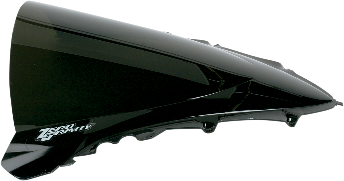 ZERO GRAVITY Double Bubble Windscreen - Dark Smoke - YZF-R1