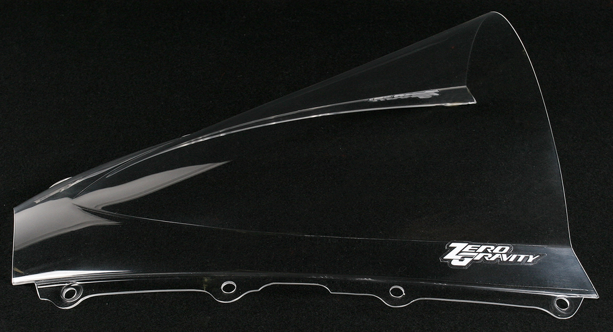 ZERO GRAVITY Double Bubble Windscreen - Clear - Daytona 675