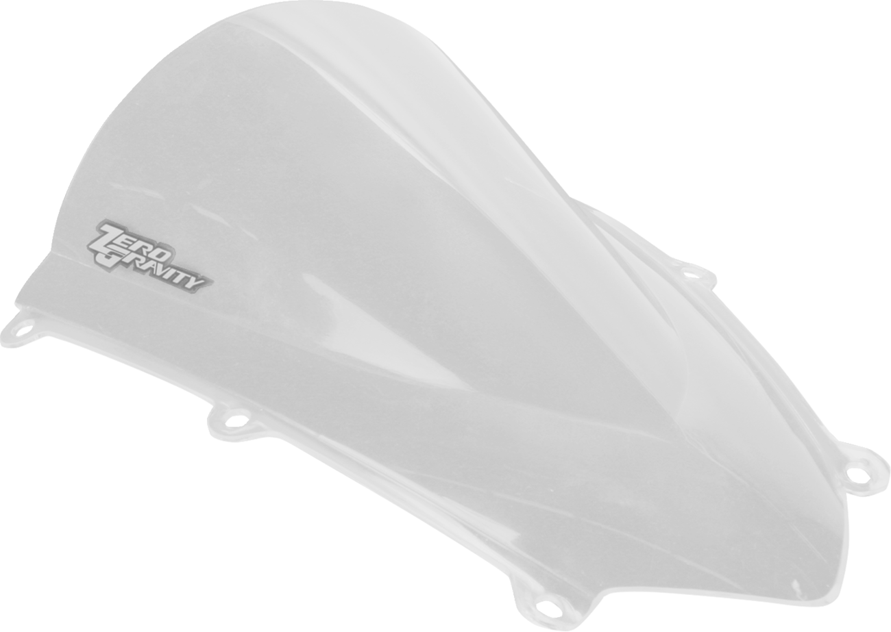 ZERO GRAVITY Double Bubble Windscreen - Clear - CBR 600RR