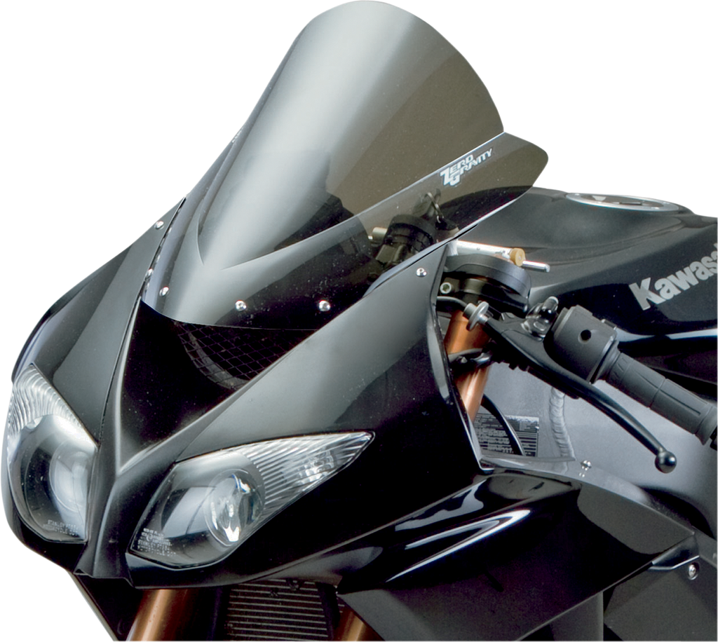 ZERO GRAVITY Double Bubble Windscreen - Light Smoke - ZX-10R