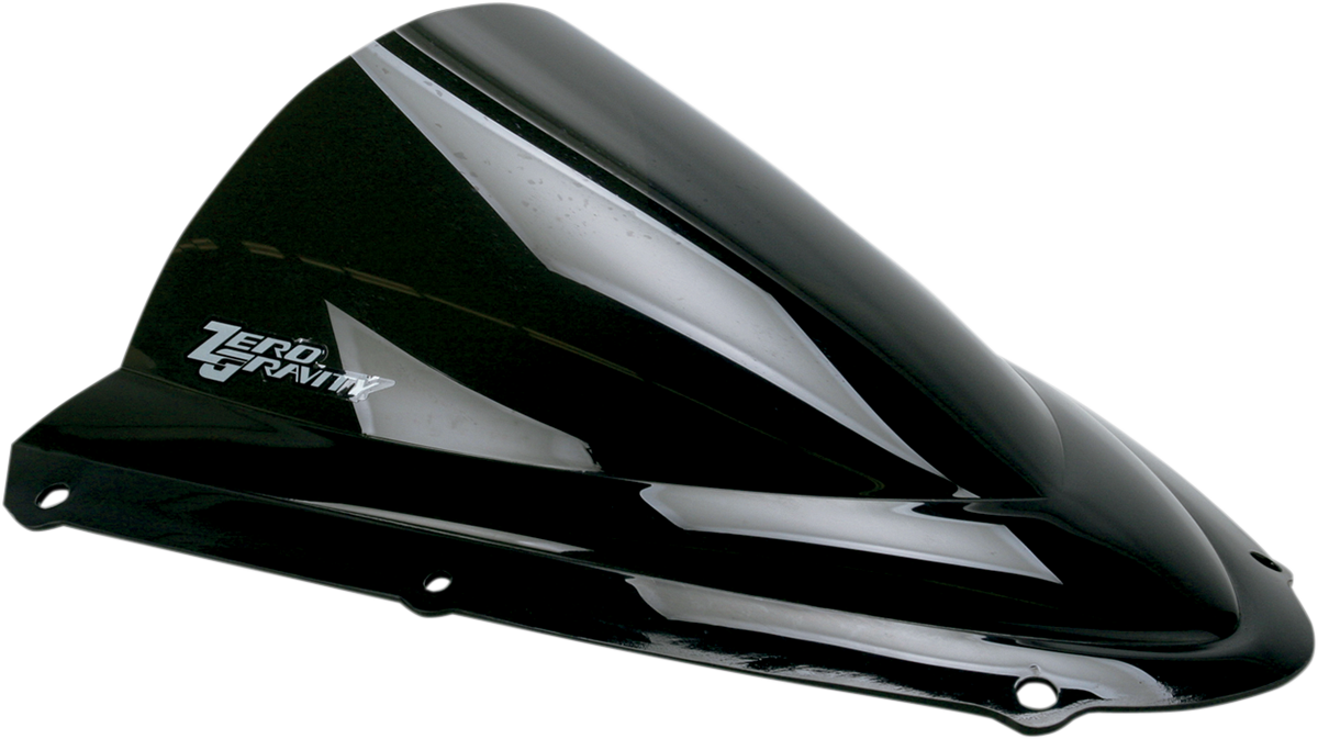 ZERO GRAVITY Double Bubble Windscreen - Dark Smoke - GSXR 6/750