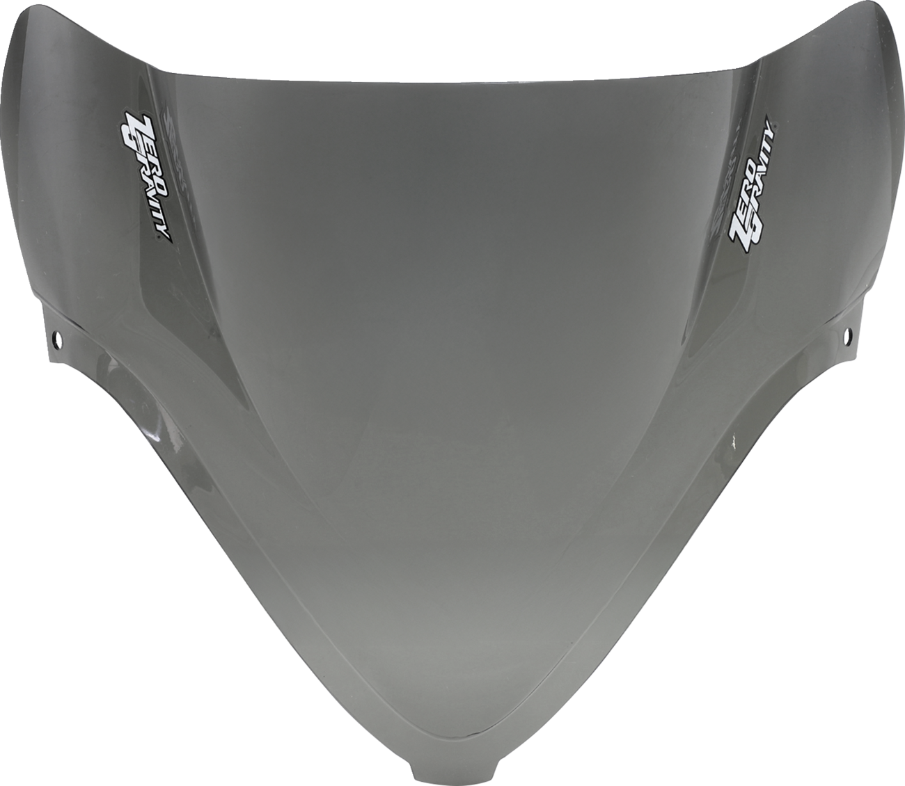 ZERO GRAVITY Double Bubble Windscreen - Light Smoke - Hayabusa