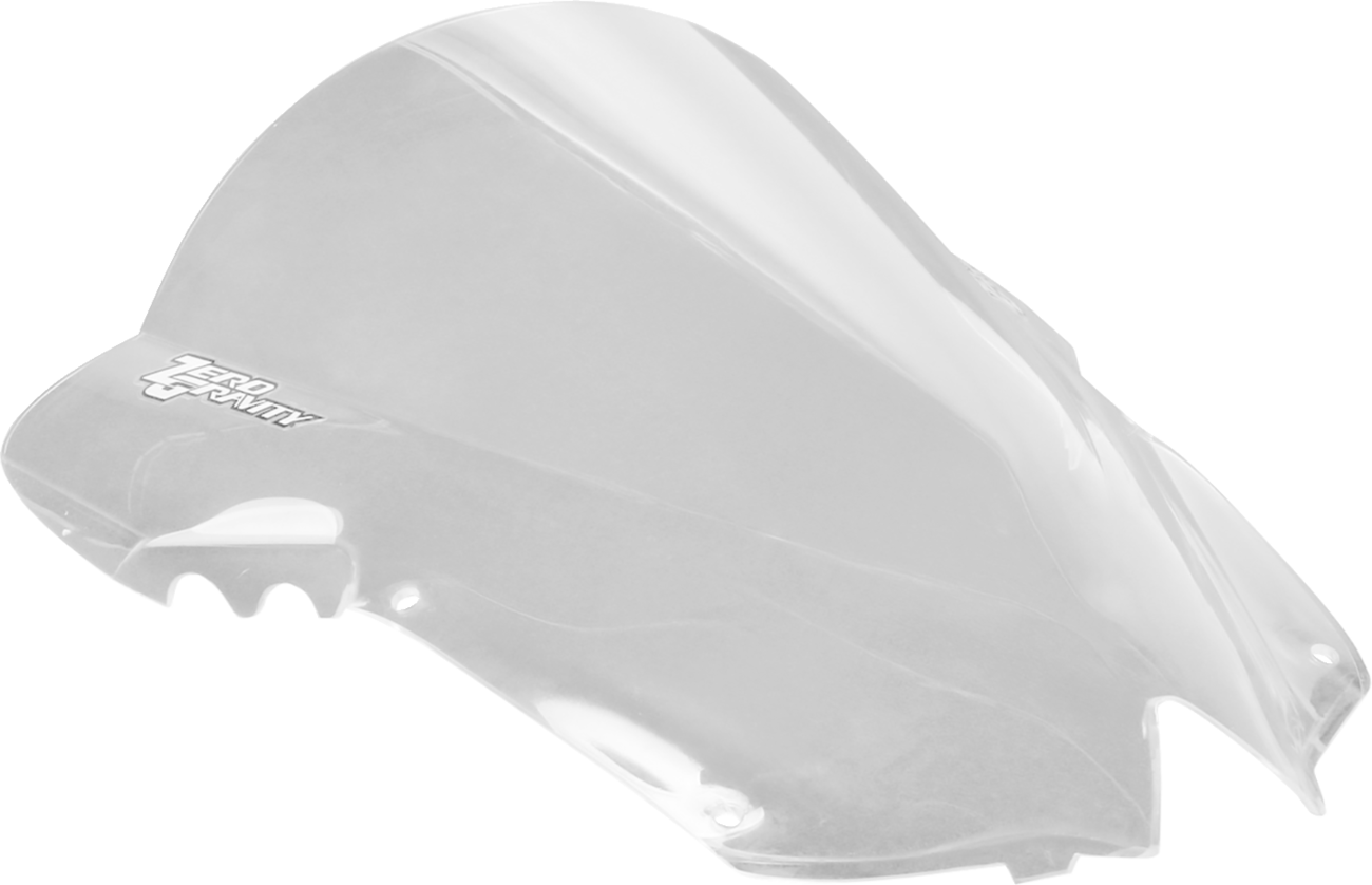 ZERO GRAVITY Double Bubble Windscreen - Clear - YZF-R6