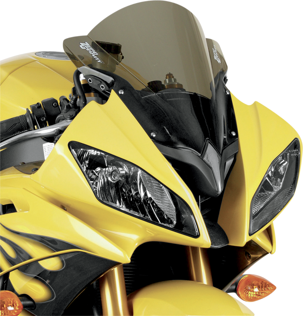 ZERO GRAVITY Double Bubble Windscreen - Light Smoke - YZF-R6